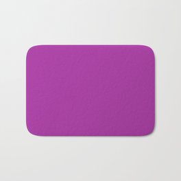 Solid fuchsia purple Bath Mat | Solidcolor, Orchidpurple, Graphicdesign, Redviolet, Pr82, Fuchsia, Vibrantpurple, Brightpurple, Vividpurple, Neonpurple 