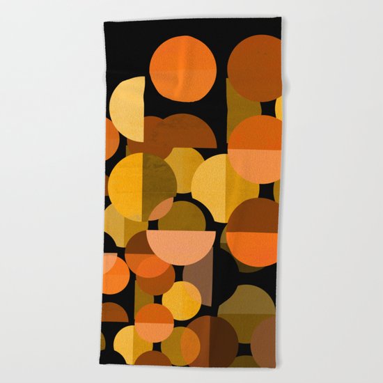 Autumn Woods Beach Towel