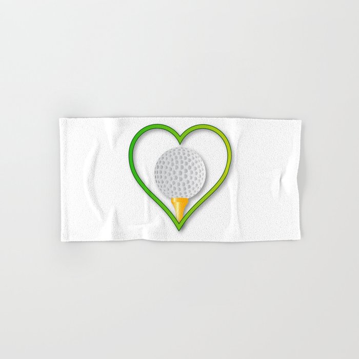 Love Golf Hand Bath Towel By Homestead Society6