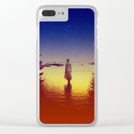 Wander Night Noise Clear iPhone Case