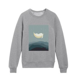 Cat Landscape 188 Kids Crewneck