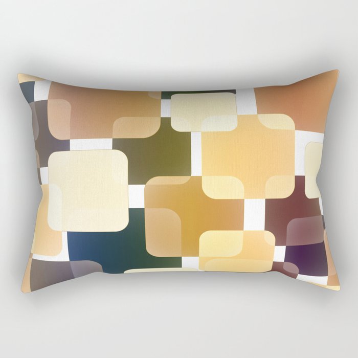 abstract pattern Cross Stitch Rectangular Pillow