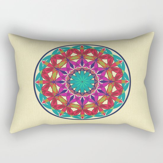 Flower of Life variation 2 Rectangular Pillow