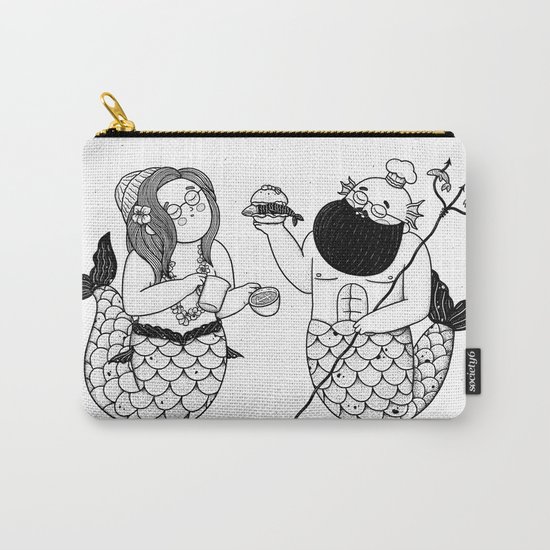The Mermaid & The Merman Carry-All Pouch