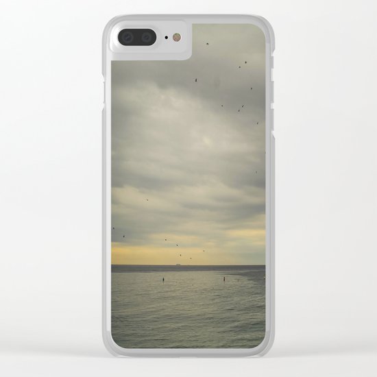 Barcelona beach Clear iPhone Case