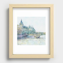 La Seine 4 by Jennifer Berdy Recessed Framed Print