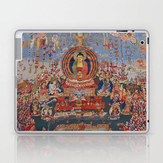 Buddhist Thangka of Shakyamuni Laptop & iPad Skin