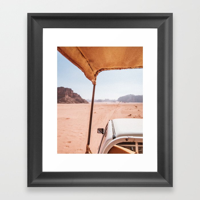 Desert Tour | Wadi Rum, Jordan | Travel Photography Art Print Framed Art Print