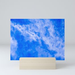 blue sky Mini Art Print