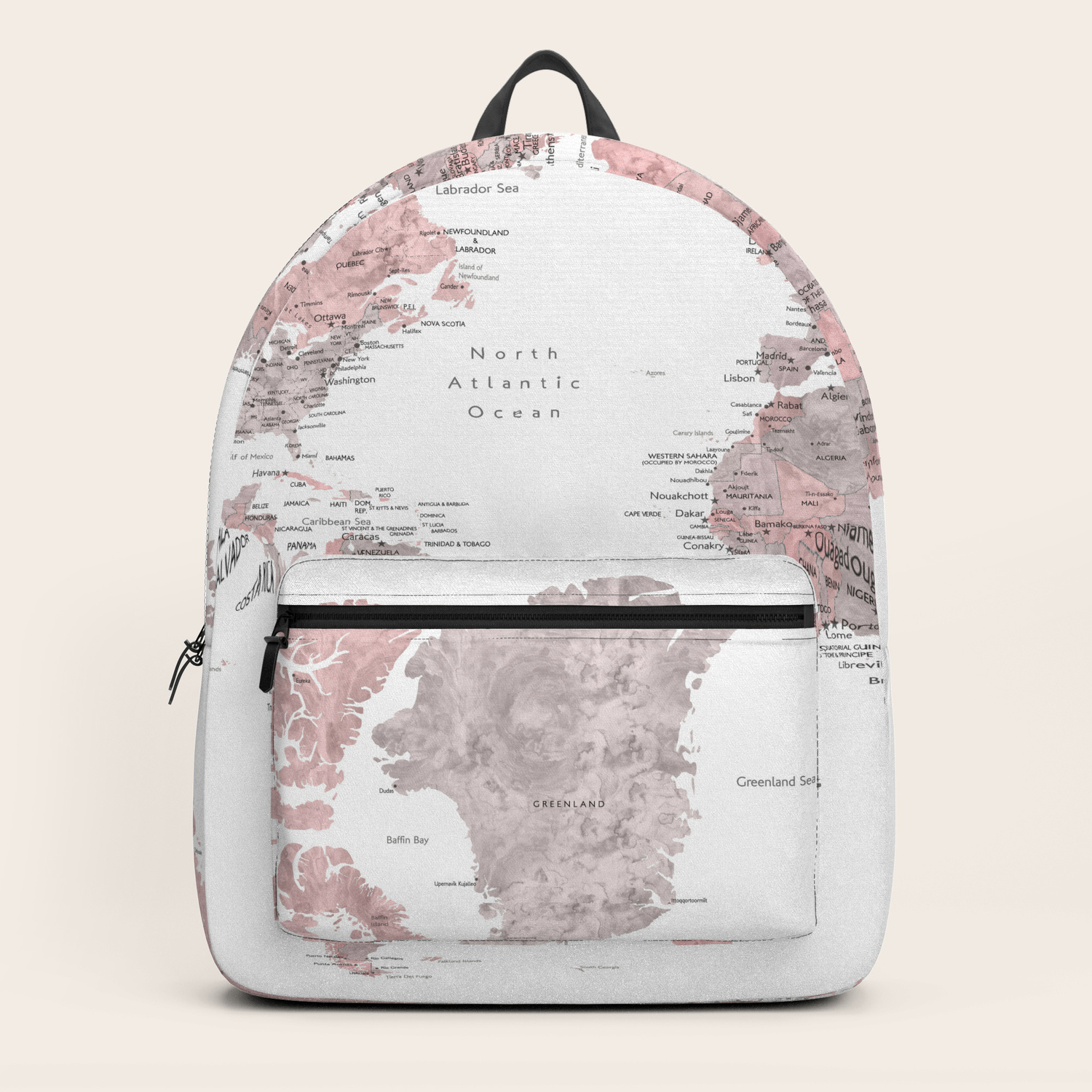 dusty pink backpack