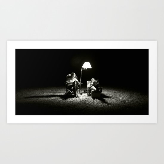The Reading Light Art Print