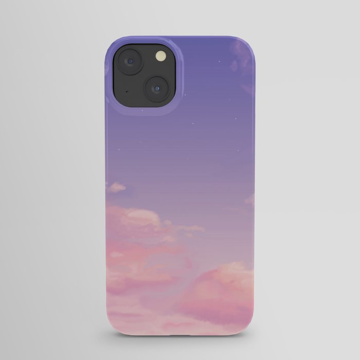Sky Purple Aesthetic Lofi iPhone Case