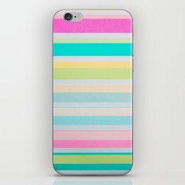 Colorful lines iPhone Skin