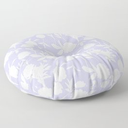 Peony Silhouettes Dream Floor Pillow