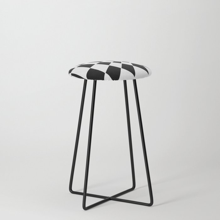 New Optical Pattern 103 Counter Stool