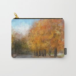 Almost There Carry-All Pouch | Rural, Digital, Autumn, Blueknob, Road, Pa, Painting, Mountains, Landscape, Country 