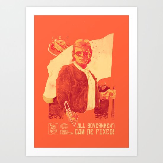 He who will fix it all Art Print