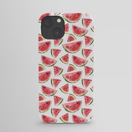 Watercolor watermelon iPhone Case