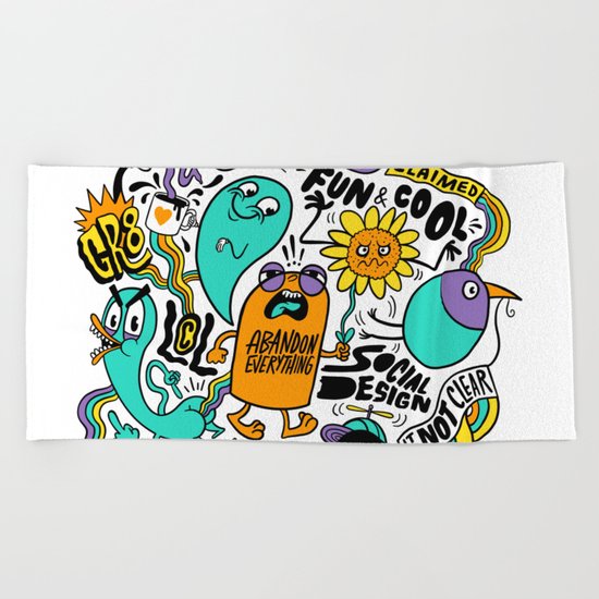 Fun & Cool Beach Towel