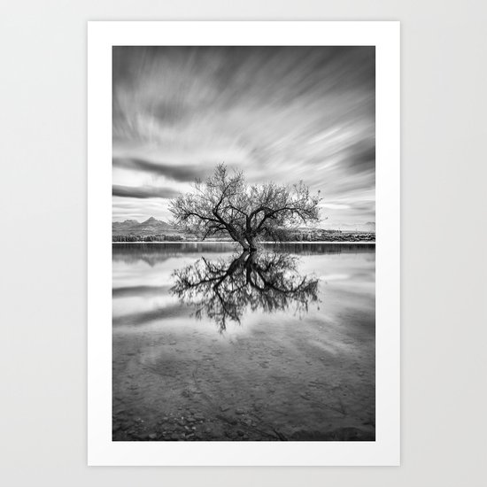 "Magic tree" Mono Art Print