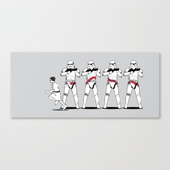 a Rebel Since She Was Young - US AND THEM Canvas Print