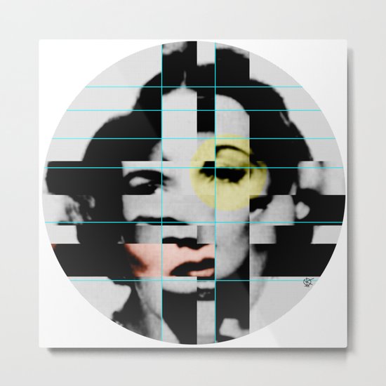 DivenMixUp 1 · Crop Circle Metal Print