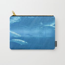 Ocean Blue Beluga Pairs Version 2 Carry-All Pouch