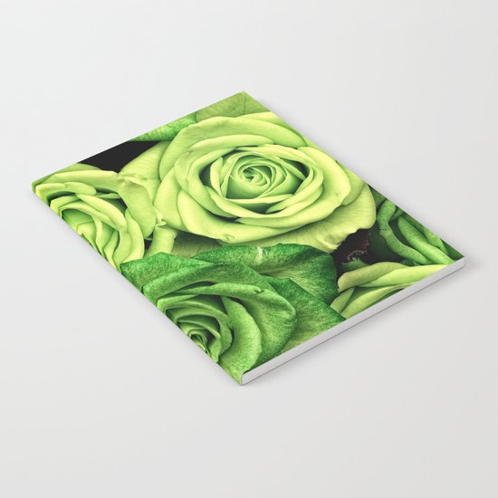 Green Roses Notebook