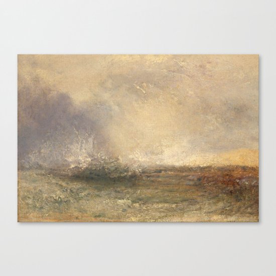 Turner's perfect Storm Canvas Print
