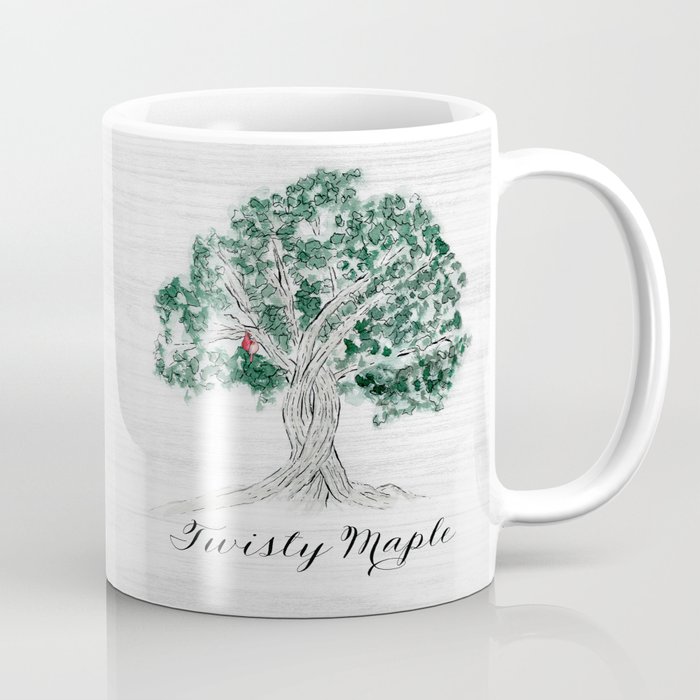 Twisty Maple Custom Illustration Coffee Mug