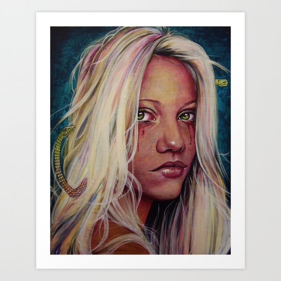 Madame M Art Print