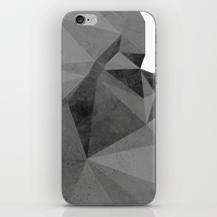 Concrete Polygonal texture iPhone Skin