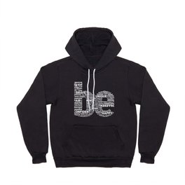 be Motivational Words Typography Quote Hoody