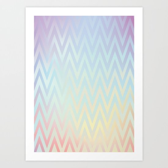 chevron Art Print