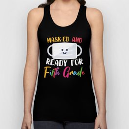 Masked And Ready For Fifth Grade Unisex Tank Top