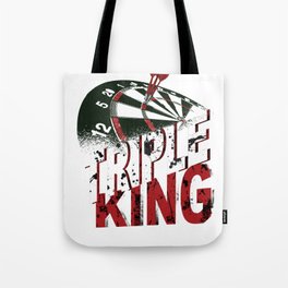 Dartboard With Darts Triple King Tote Bag