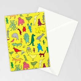 alphabet animals Stationery Cards