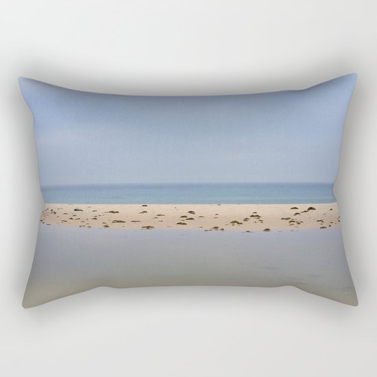 "Peace..." Lake, sand, sea and sky... Rectangular Pillow