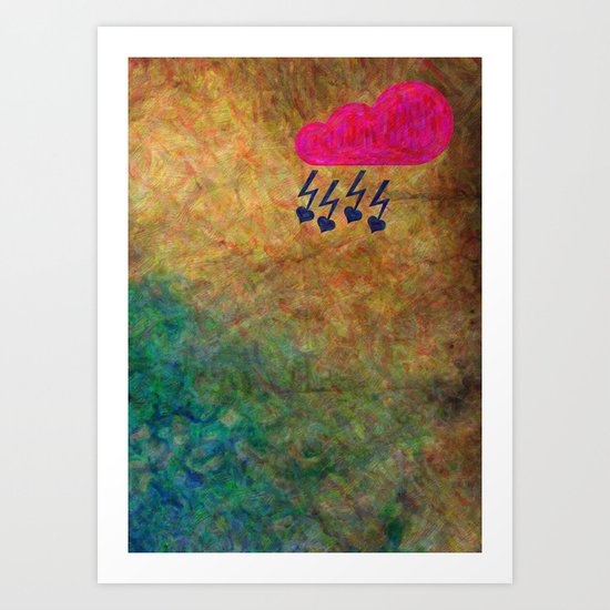 Lovestorming Art Print