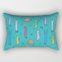 Rainbow Doods Rectangular Pillow