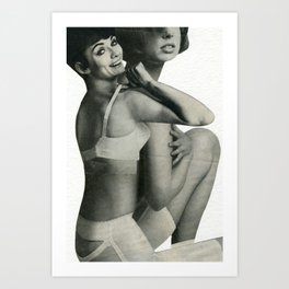 Double Woman Art Print