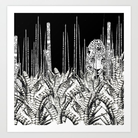 Camouflage UZU JUNGLE Art Print