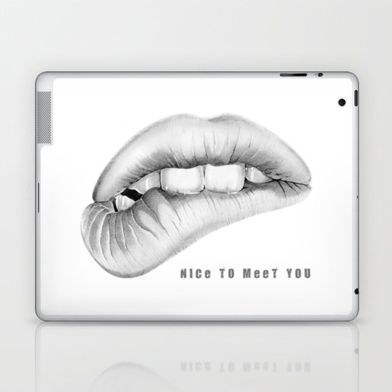 nice to meet you... Laptop & iPad Skin