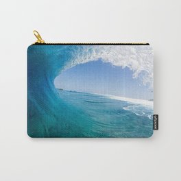 Blue Wave Carry-All Pouch | Photo, Underwater, Blue, Maldives, Surfing, Wave, Color, Tropical 