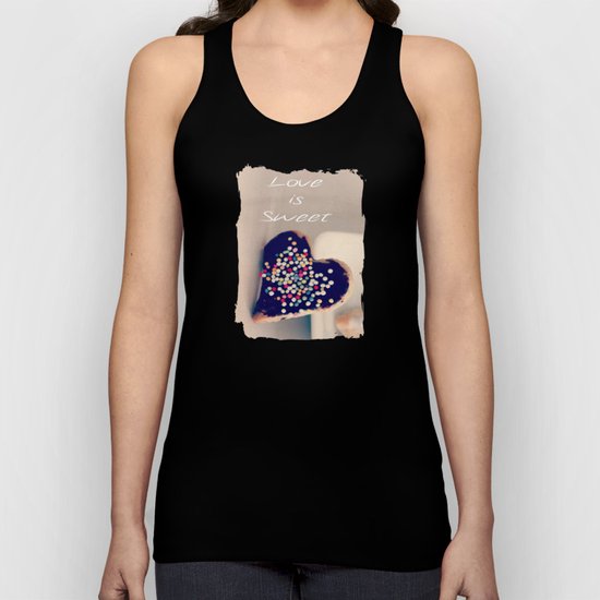 Love is Sweet - JUSTART © Unisex Tank Top