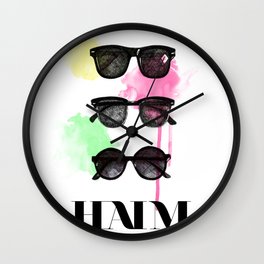 Haim (colour version) Wall Clock