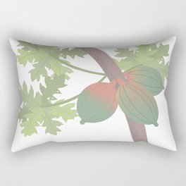 Majesty of the Papaya Tree Rectangular Pillow