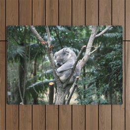 Snoozing Koala Outdoor Rug