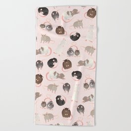 rats redux Beach Towel