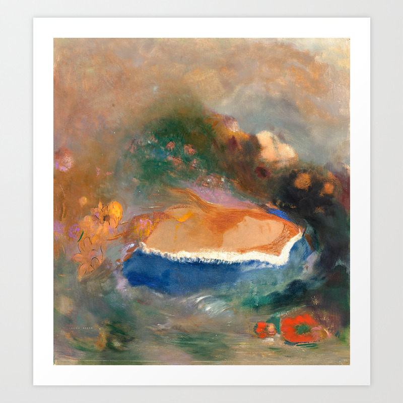 Ophelia Painting By Odilon Redon Art Print By Fineearthprints